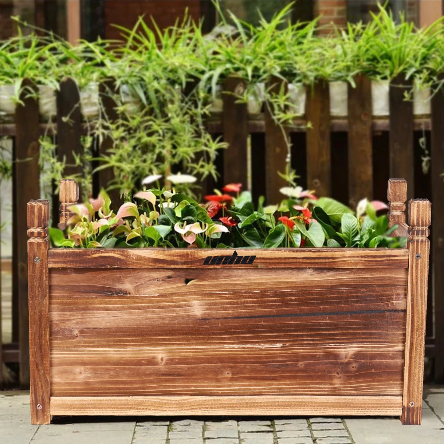 Jardinière en Bois de Pin Massif
