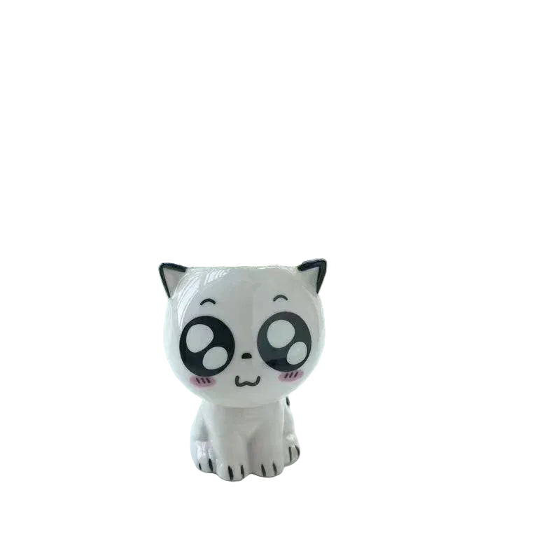 Mini Pot Déco "Têtes de Chats Mignonnes"