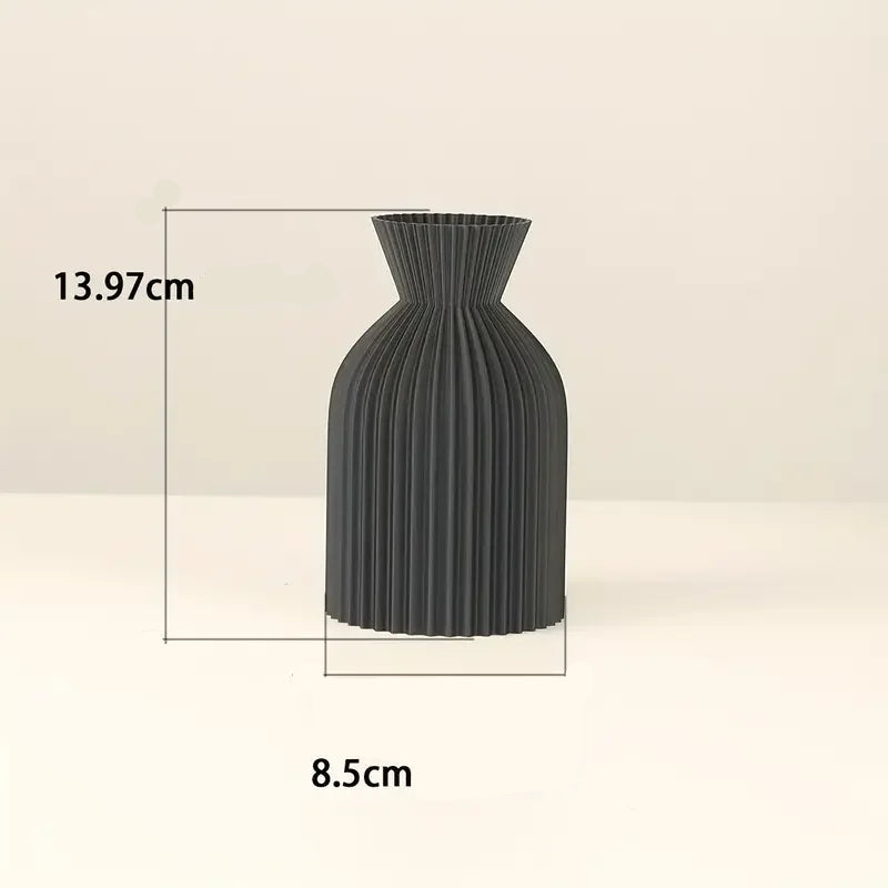 Vase Plissé Minimaliste