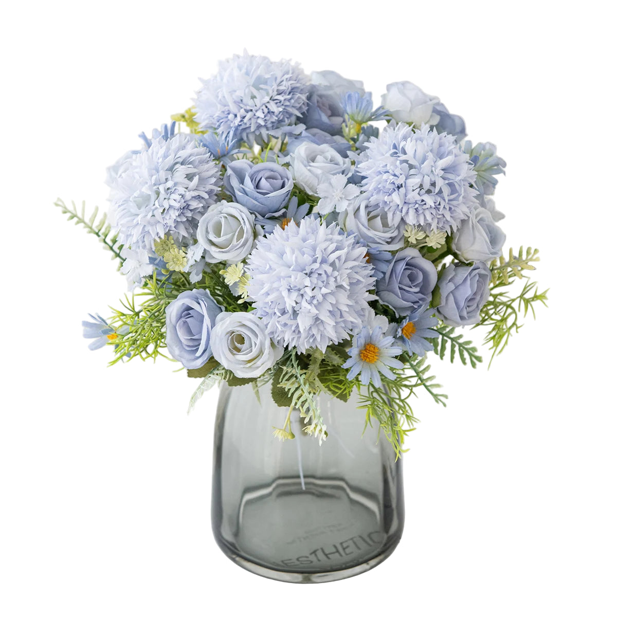 Bouquet Champêtre Artificiel "Jardin Anglais"
