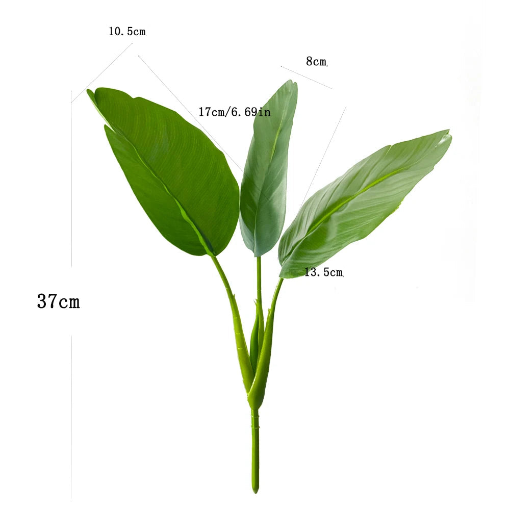 Tiges de Feuilles de Bananier Artificielles