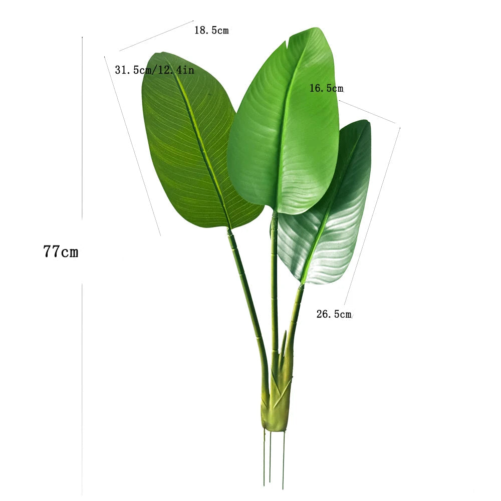 Tiges de Feuilles de Bananier Artificielles