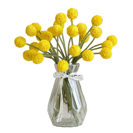 Bouquet de Fleurs Artificielles "Boules d'Or"