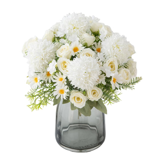 Bouquet Champêtre Artificiel "Jardin Anglais"