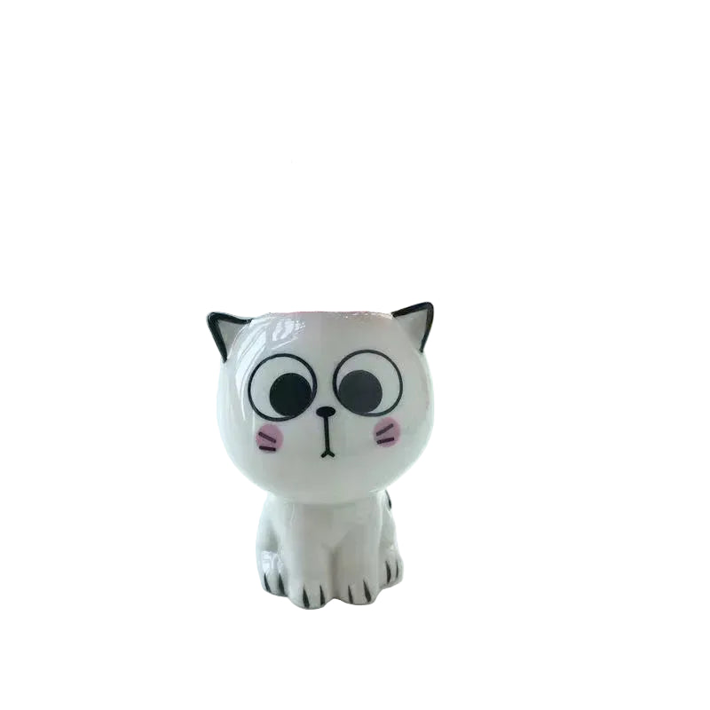 Mini Pot Déco "Têtes de Chats Mignonnes"