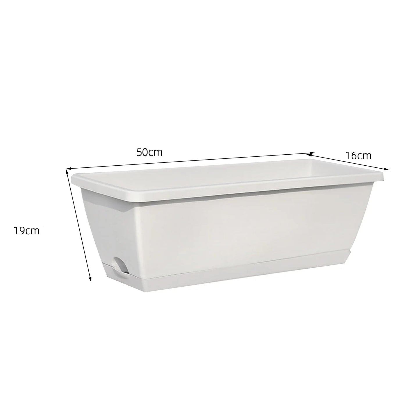 Bac à Fleurs Respirant Avec Plateau