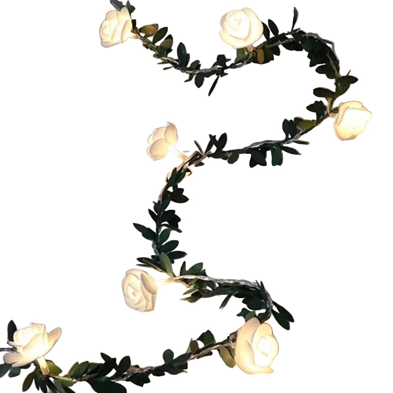 Guirlande Lumineuse Roses Blanches