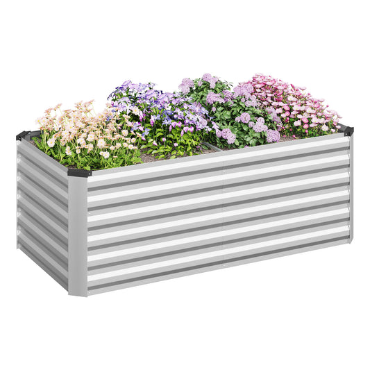 Bac de Jardin Surélevé en Tôle Galvanisée