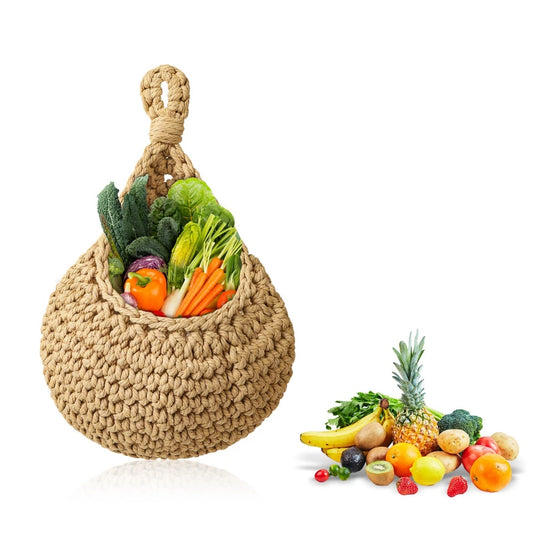 Panier Mural Suspendu en Jute