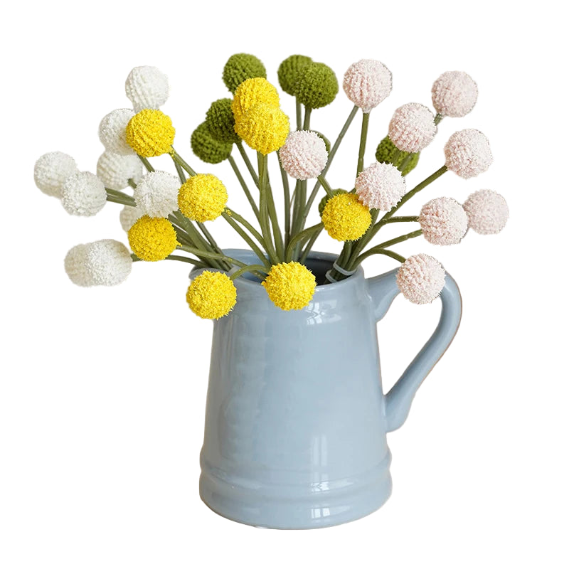 Bouquet de Fleurs Artificielles "Boules d'Or"