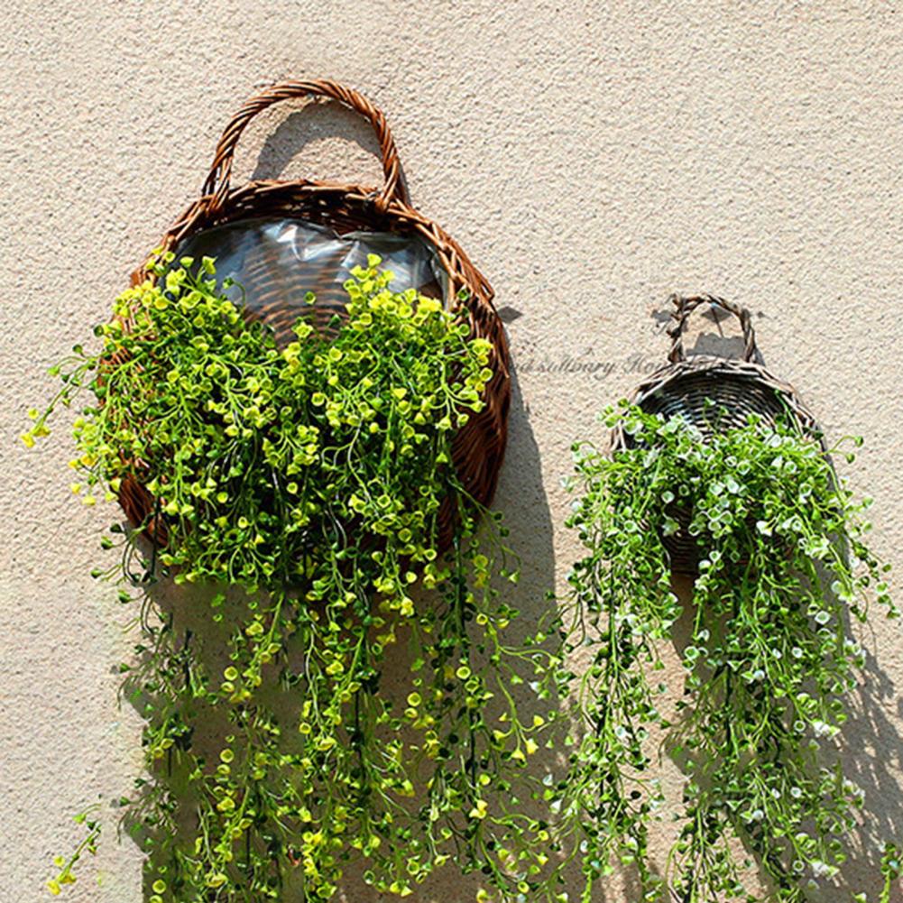 Panier Mural en Osier Tressé