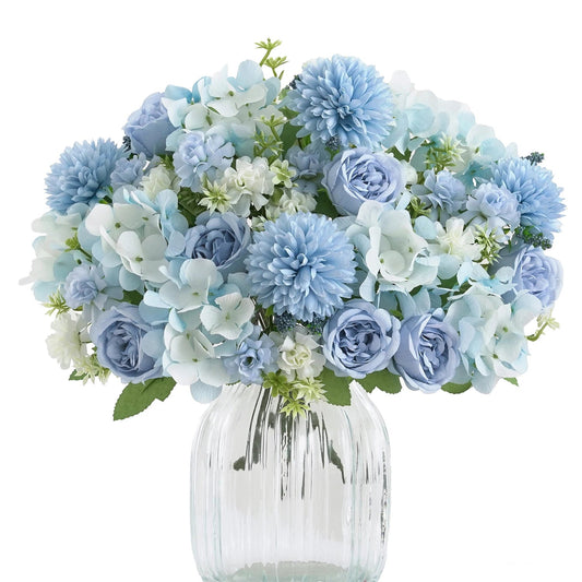 Bouquet Mélangé Artificiel "Éclat Céleste"