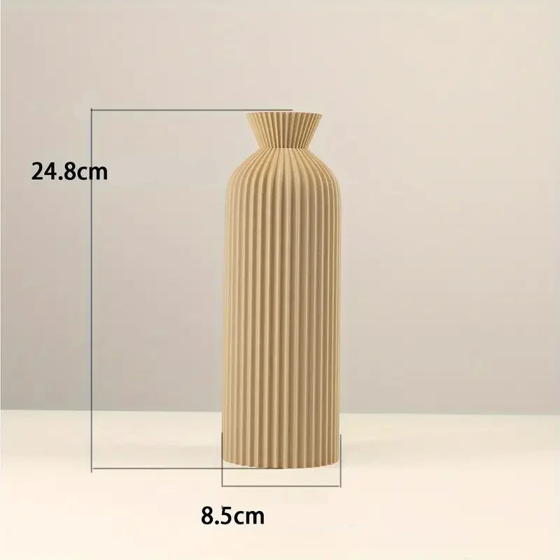 Vase Plissé Minimaliste