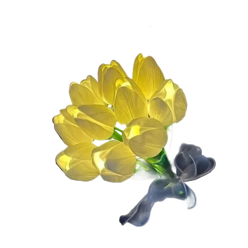 Bouquet de 5 Tulipes Lumineuses LED