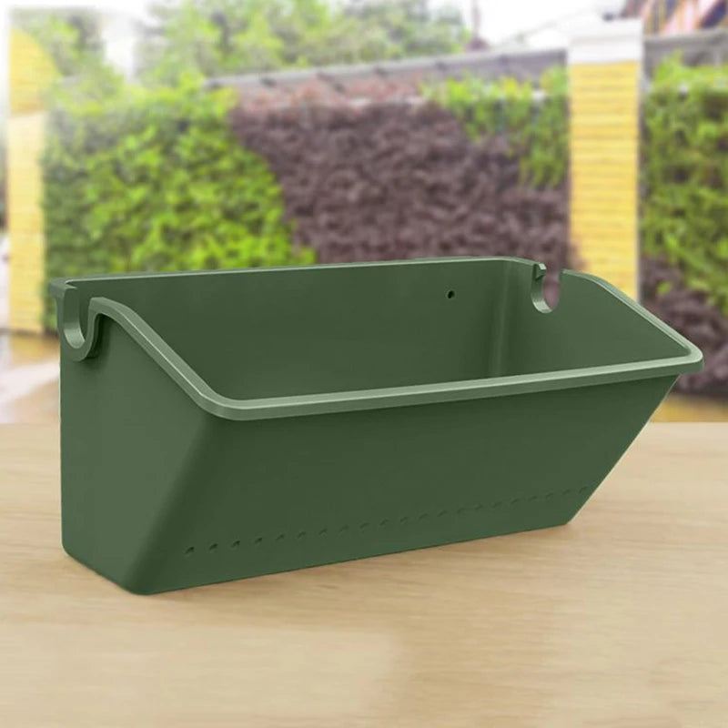 Jardinière Murale Rectangulaire "Vert Olive"