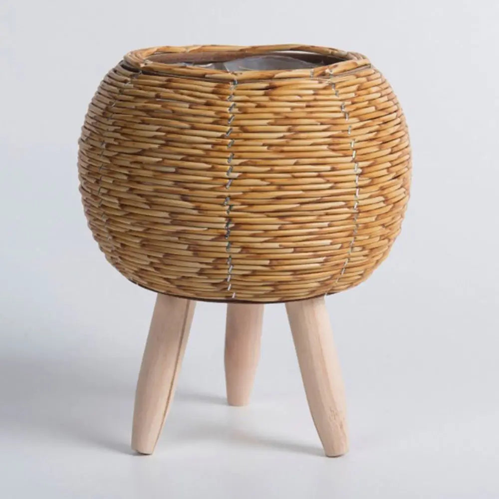 Cache-pot sur Pieds en Osier