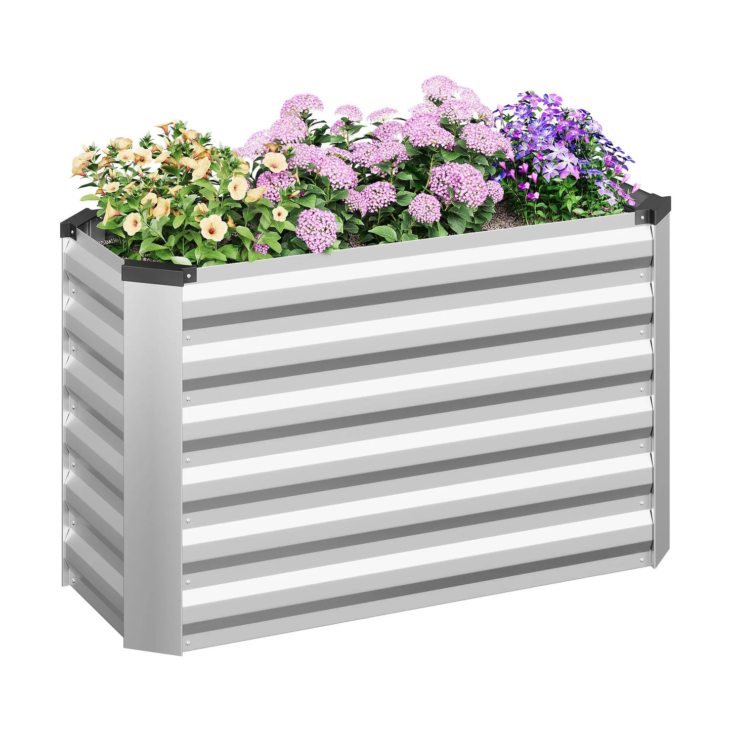 Bac de Jardin Surélevé en Tôle Galvanisée