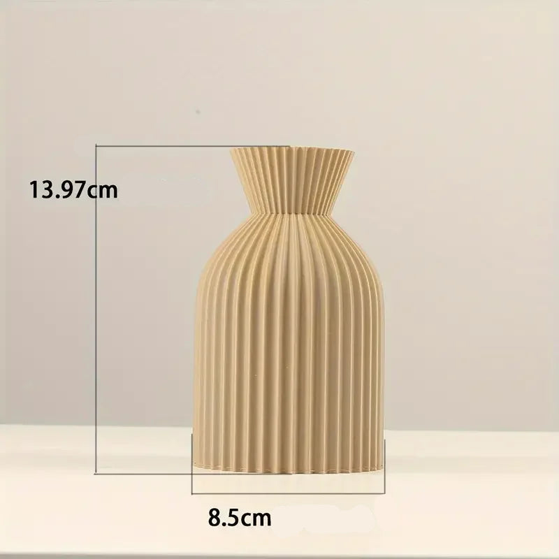 Vase Plissé Minimaliste