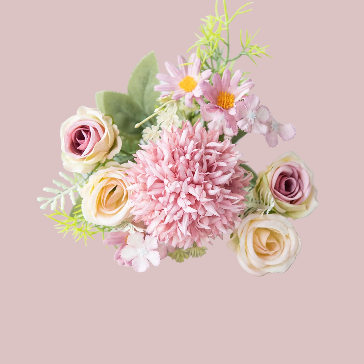 Bouquet Champêtre Artificiel "Jardin Anglais"
