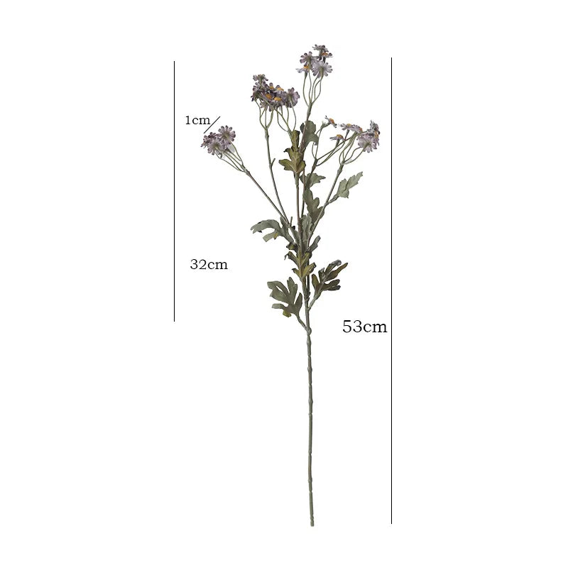 Tige Florale Artificielle "Marguerite Champêtre"