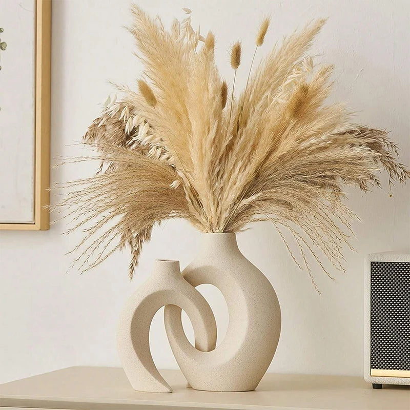 Set de 2 Vases Design en Céramique