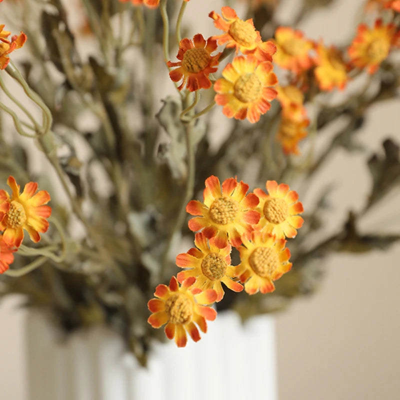 Tige Florale Artificielle "Marguerite Champêtre"
