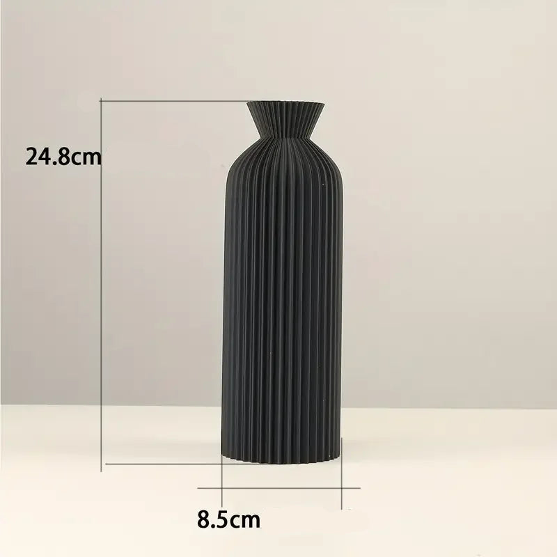 Vase Plissé Minimaliste