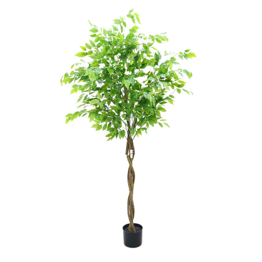 Ficus Artificiel à Tronc Torsadé